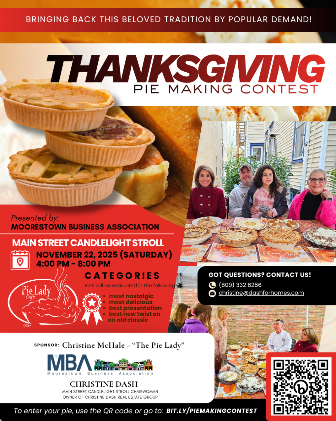 Thanksgiving Pie Making Contest 2025 – Moorestown Business Association